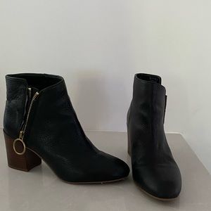 Black Franco Sarto booties